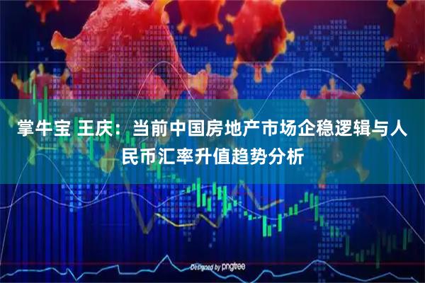 掌牛宝 王庆：当前中国房地产市场企稳逻辑与人民币汇率升值趋势分析